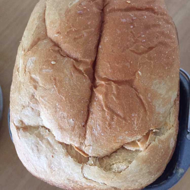 超级好吃的原味面包（面包机版）