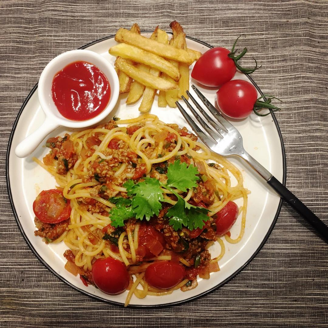 意大利茄汁肉酱面 Spaghetti Bolognese