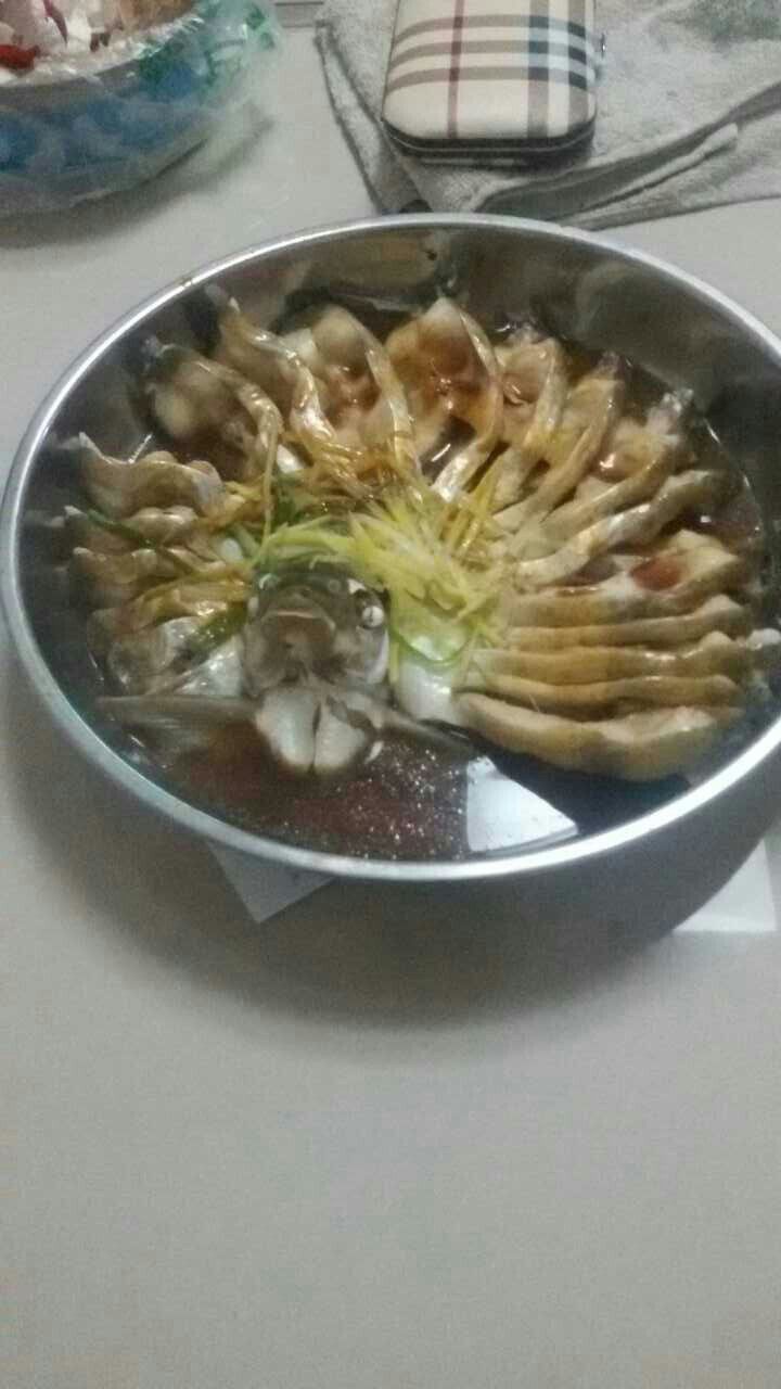 孔雀开屏清蒸鱼