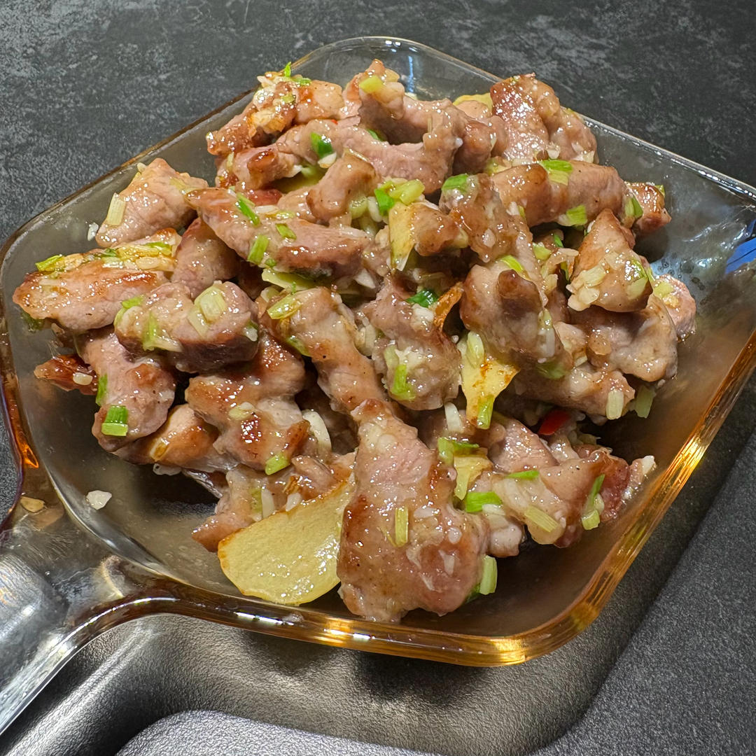 葱香肉条的做法