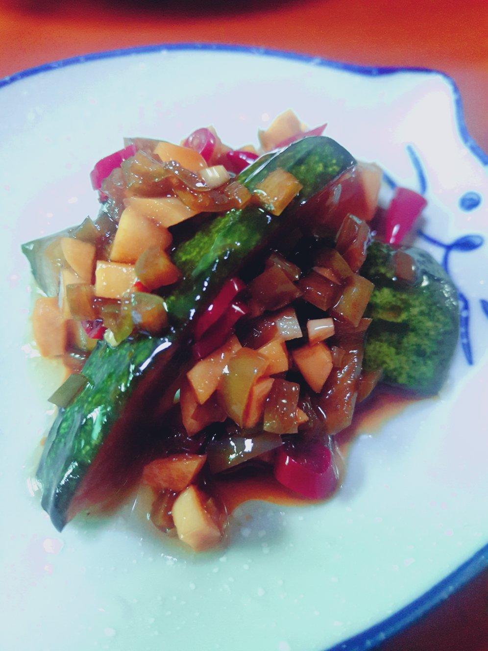 腌黄瓜（超级下饭菜）
