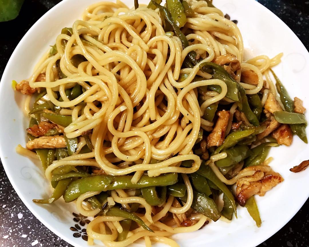 豆角焖面的做法