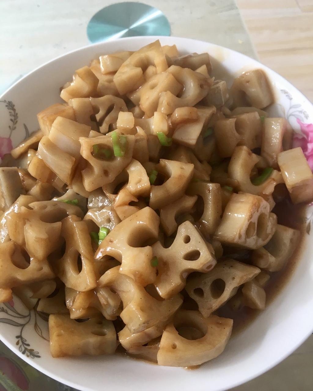 酸甜的开胃菜-  糖醋藕丁