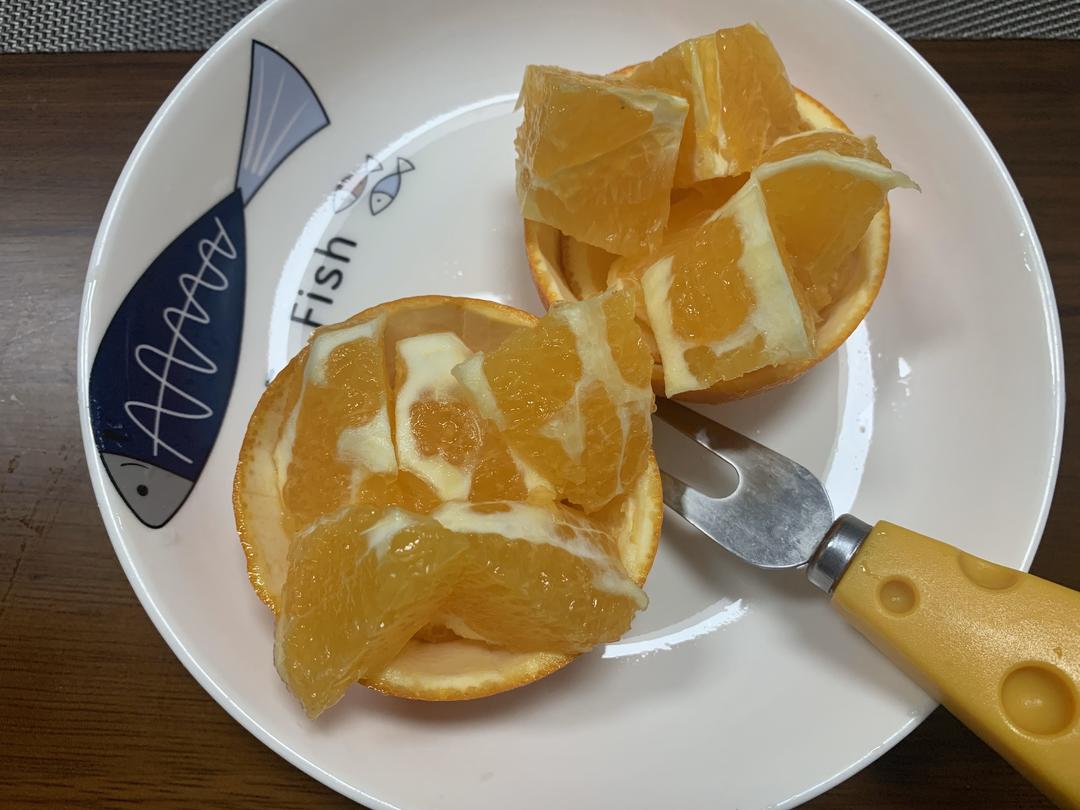 橙子碗（橙子的花样切法）