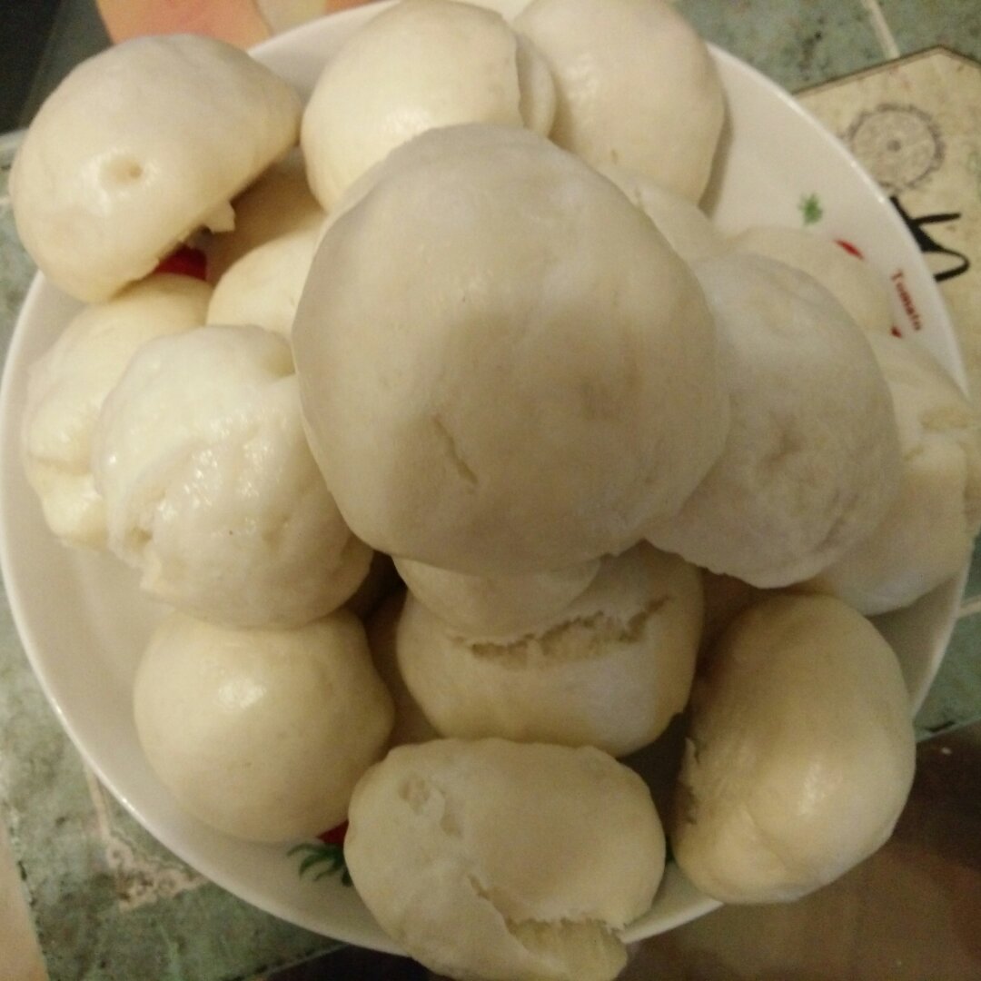 面包机版超松软牛奶馒头