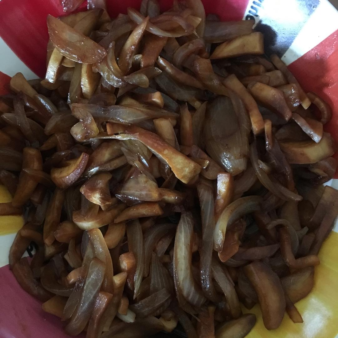 洋葱遇到杏鲍菇