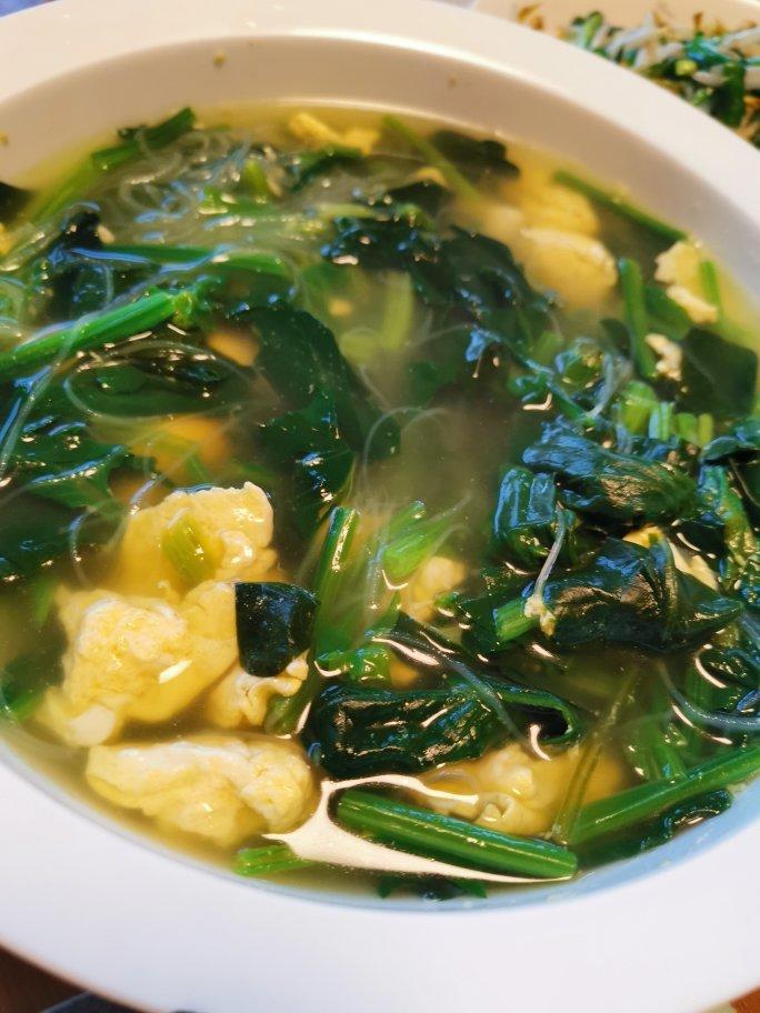 黄金菠菜鸡蛋汤🍲
