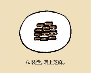 日式红烧千页豆腐（千页豆腐いり煮）（也可以用鱼饼鱼竹轮等）的做法 步骤6