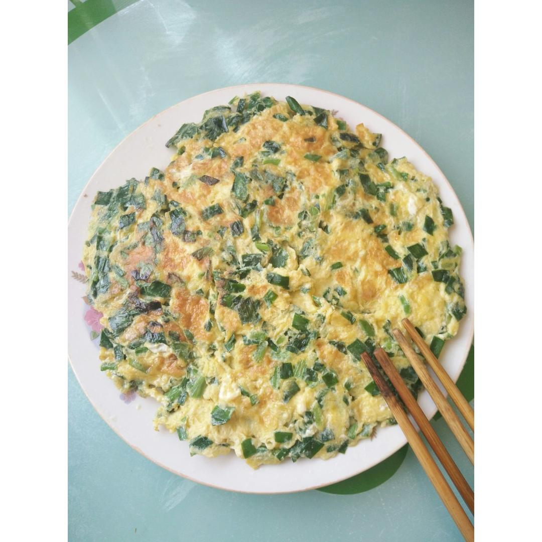 韭菜鸡蛋饼