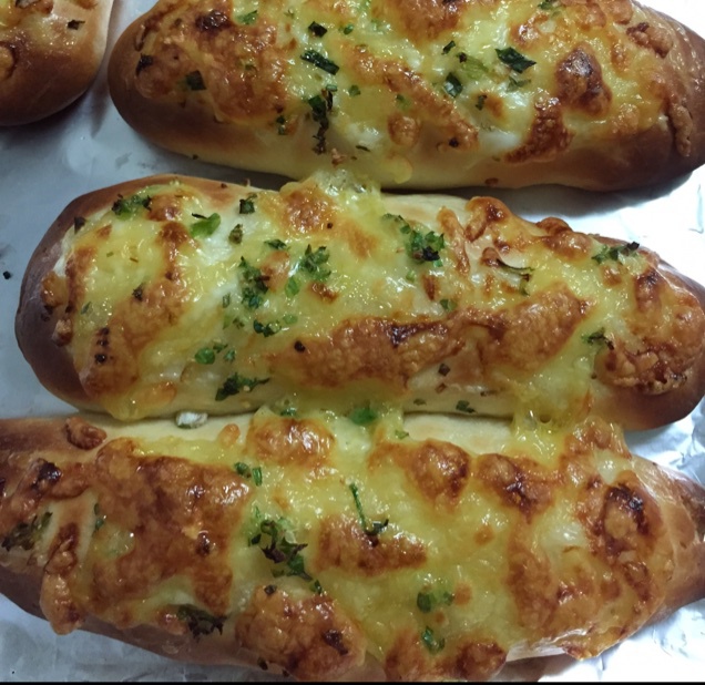 香葱芝士面包条