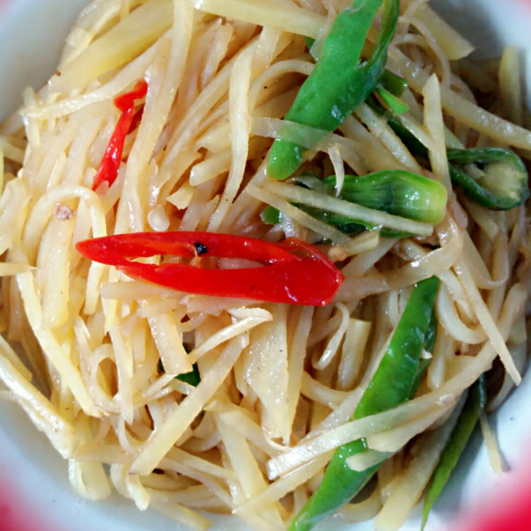 青椒土豆丝