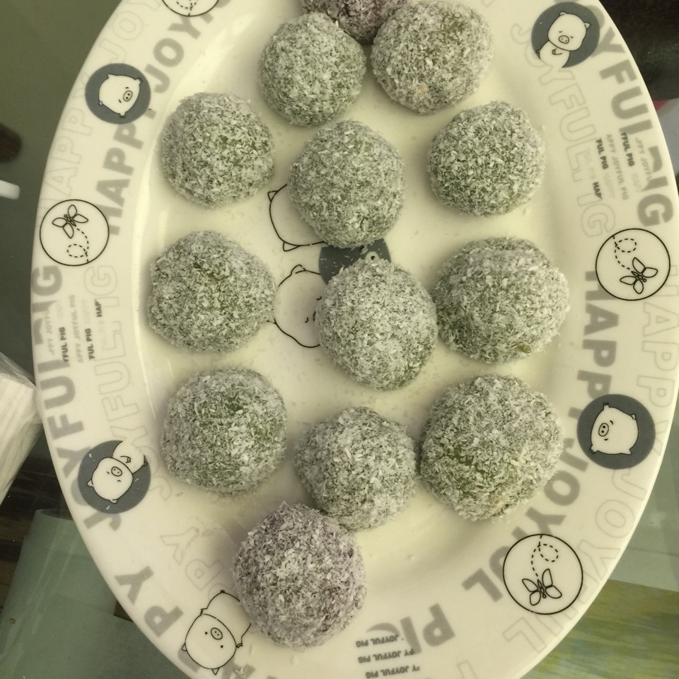 抹茶红豆糯米糍