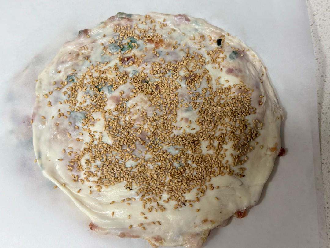 纸皮鲜肉饼