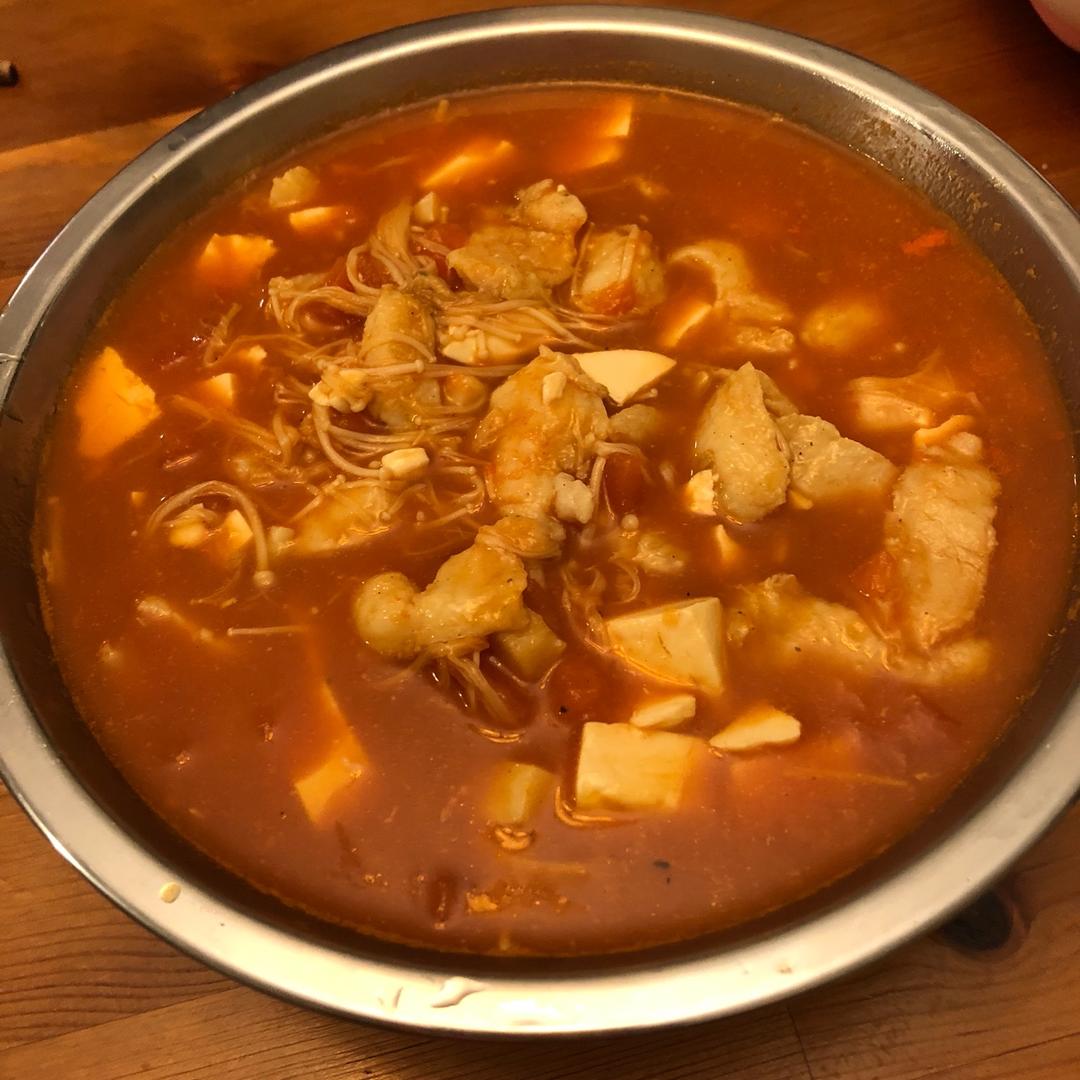 龙利鱼豆腐煲