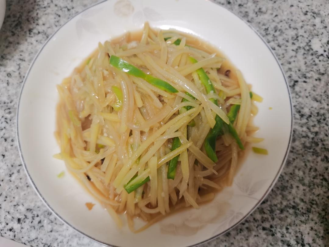 土豆系列（六）与众不同、回回光盘的醋溜土豆丝——老爸拿手菜之4