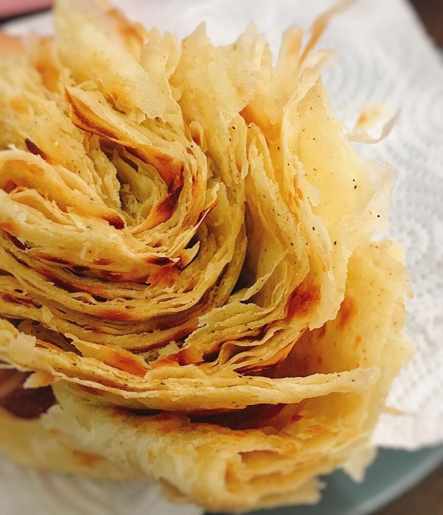 层次分明薄如蝉翼的家常基础烙饼