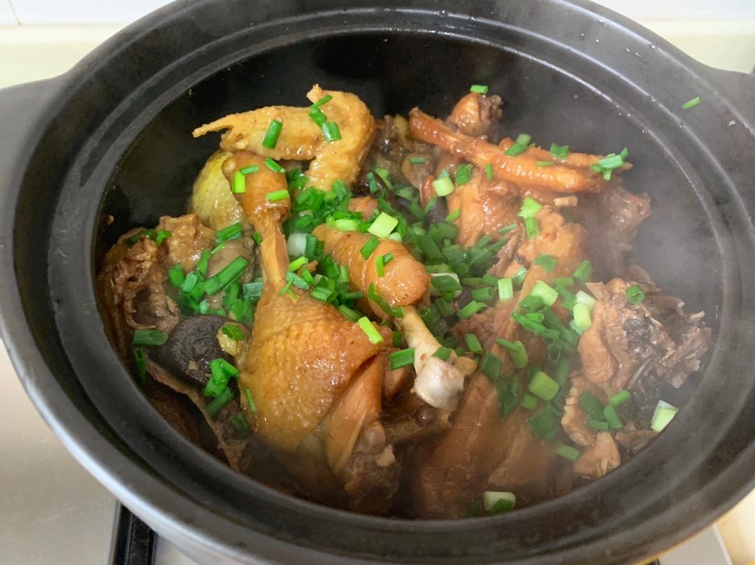 砂锅焖鸡