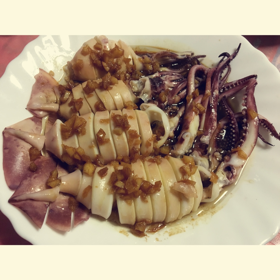 清蒸大鱿鱼