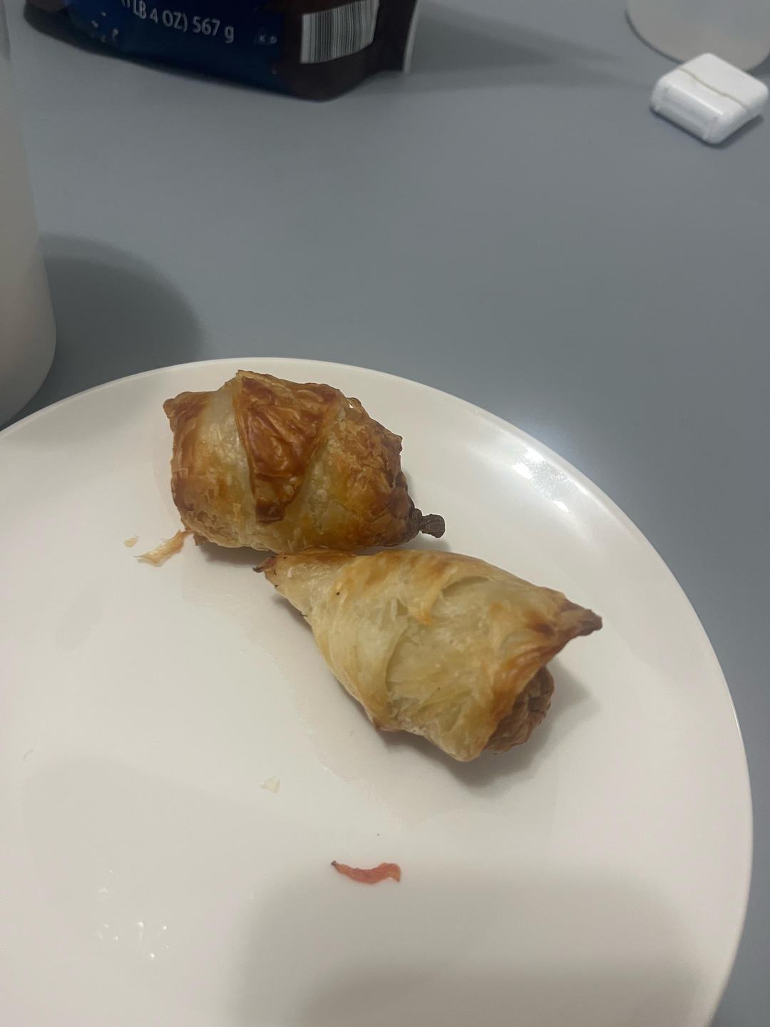 简单的手抓饼香肠可颂（空气炸锅）