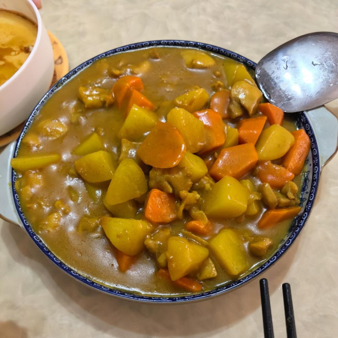 土豆咖喱鸡肉