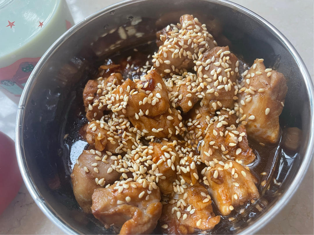 蒜香蜜汁鸡腿肉/好吃巨下饭