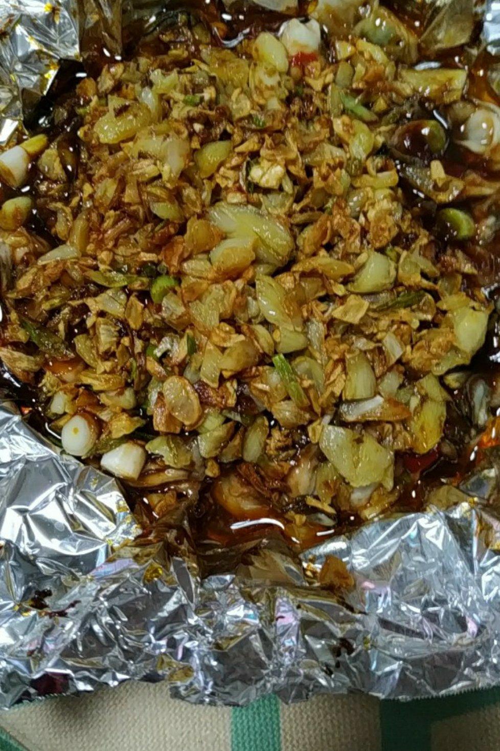 锡纸烤牡蛎（海蛎子）