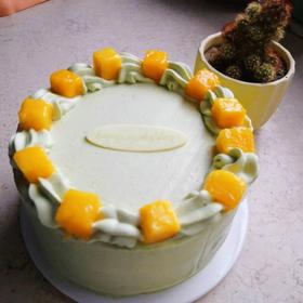 血糯米芒果斑斓蛋糕