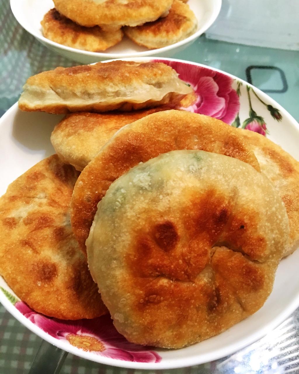 薄皮韭菜饼