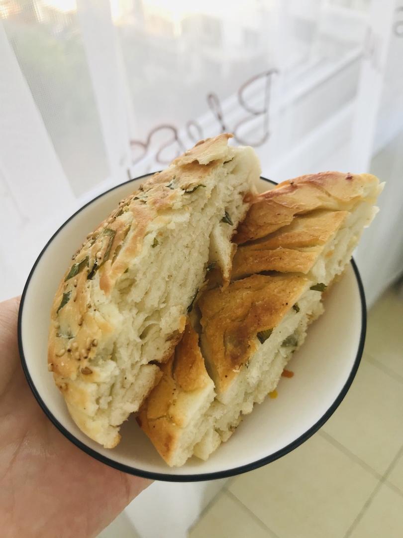 家常葱油烤饼