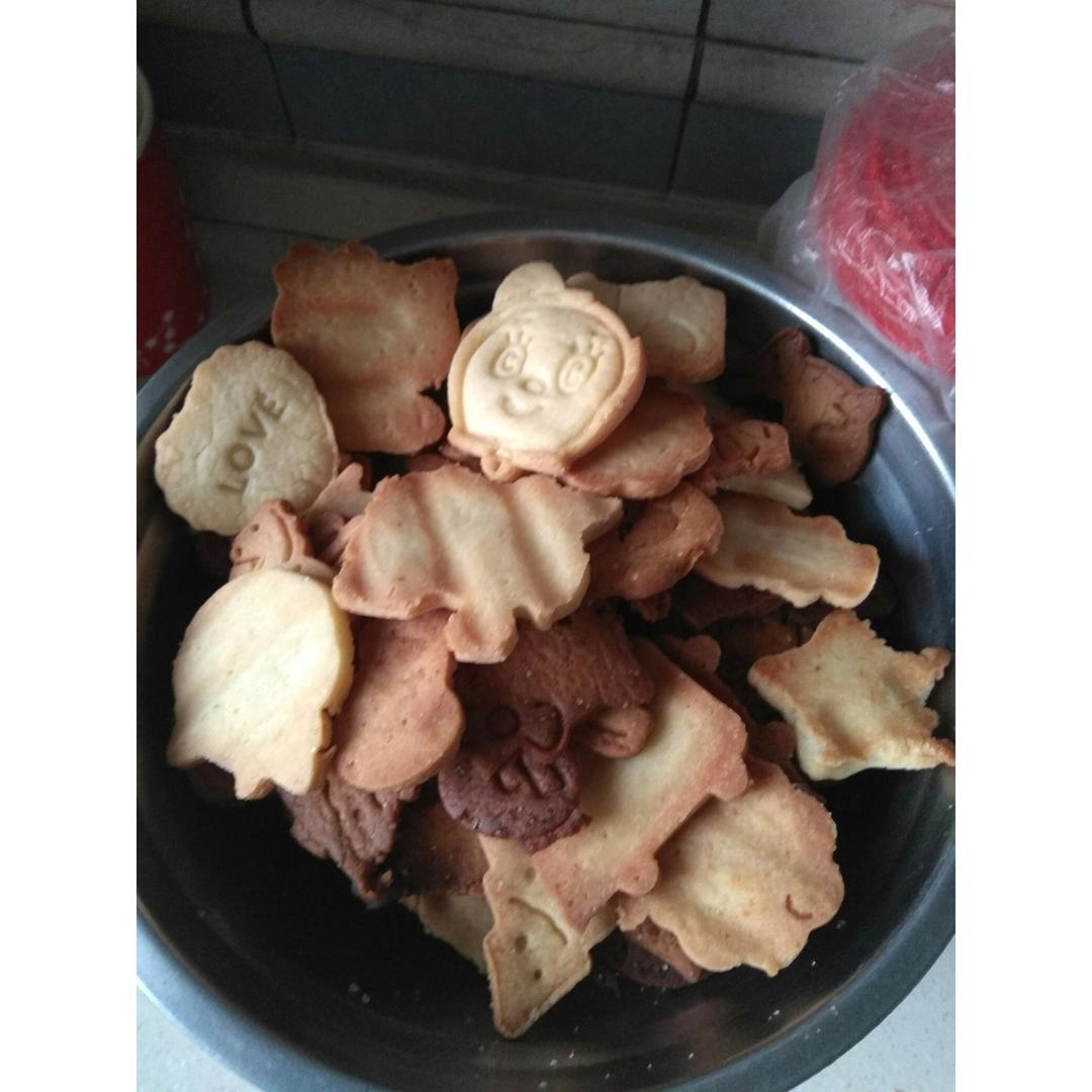 卡通黄油饼干