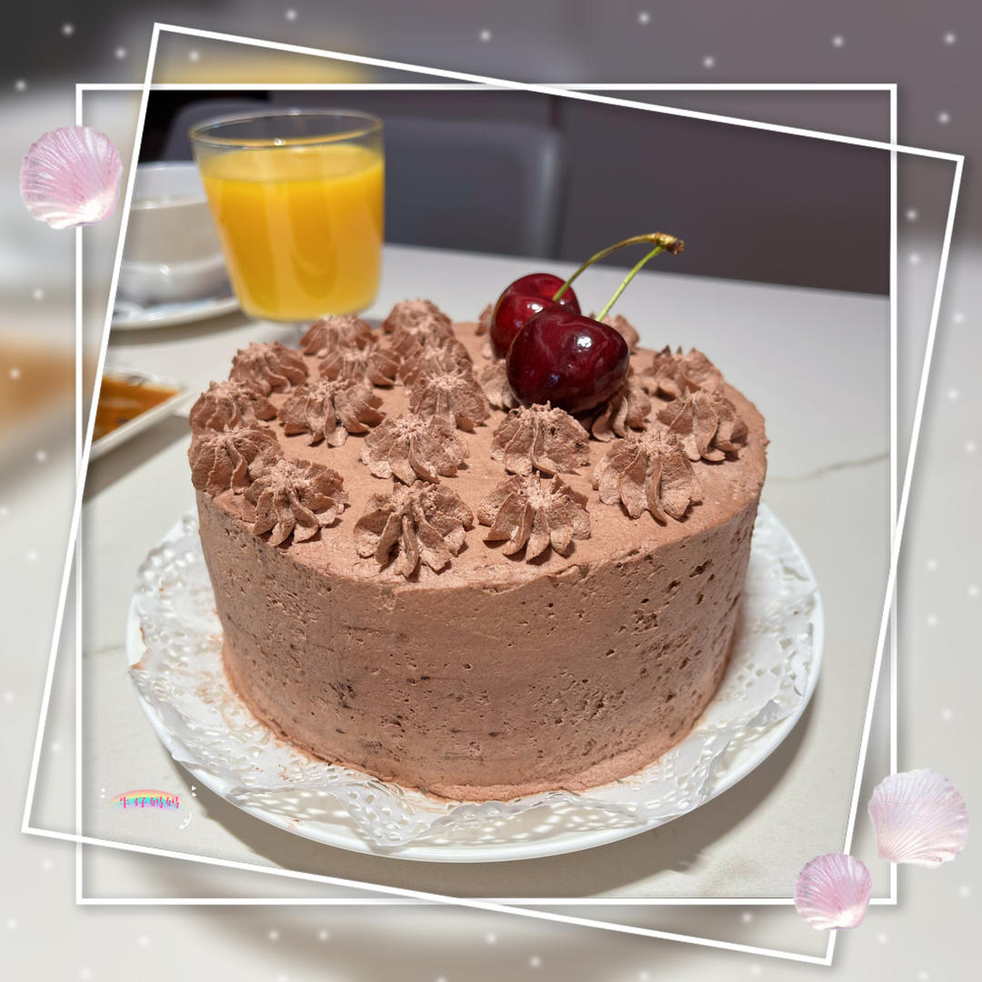 巧克力奶油蛋糕