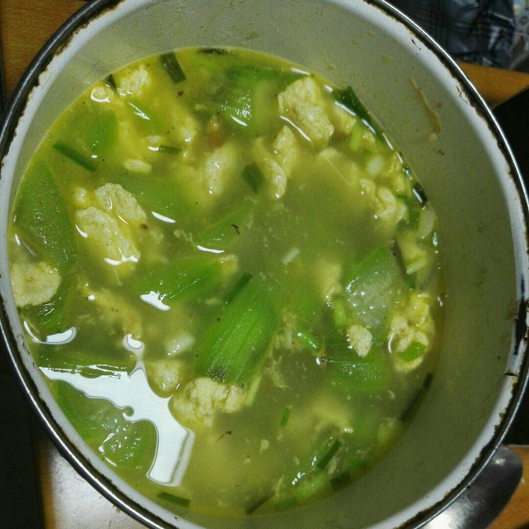 不一样的丝瓜蛋汤