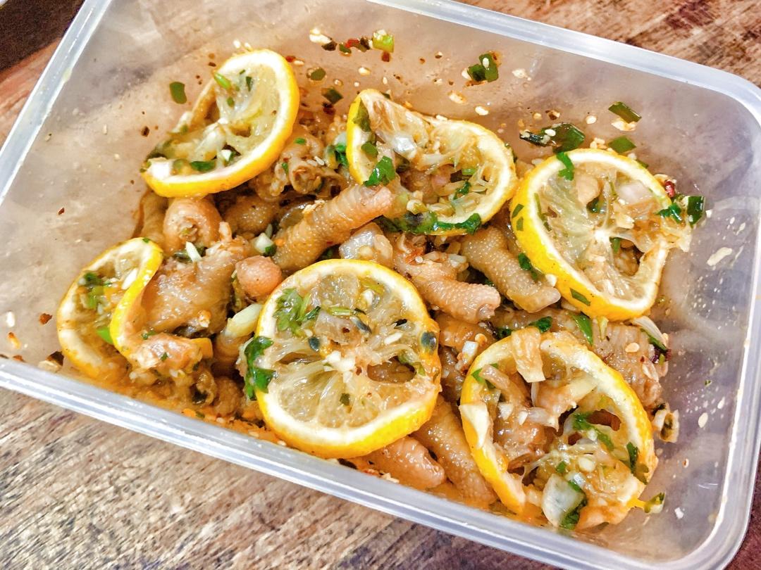 抖音网红百香果柠檬凤爪