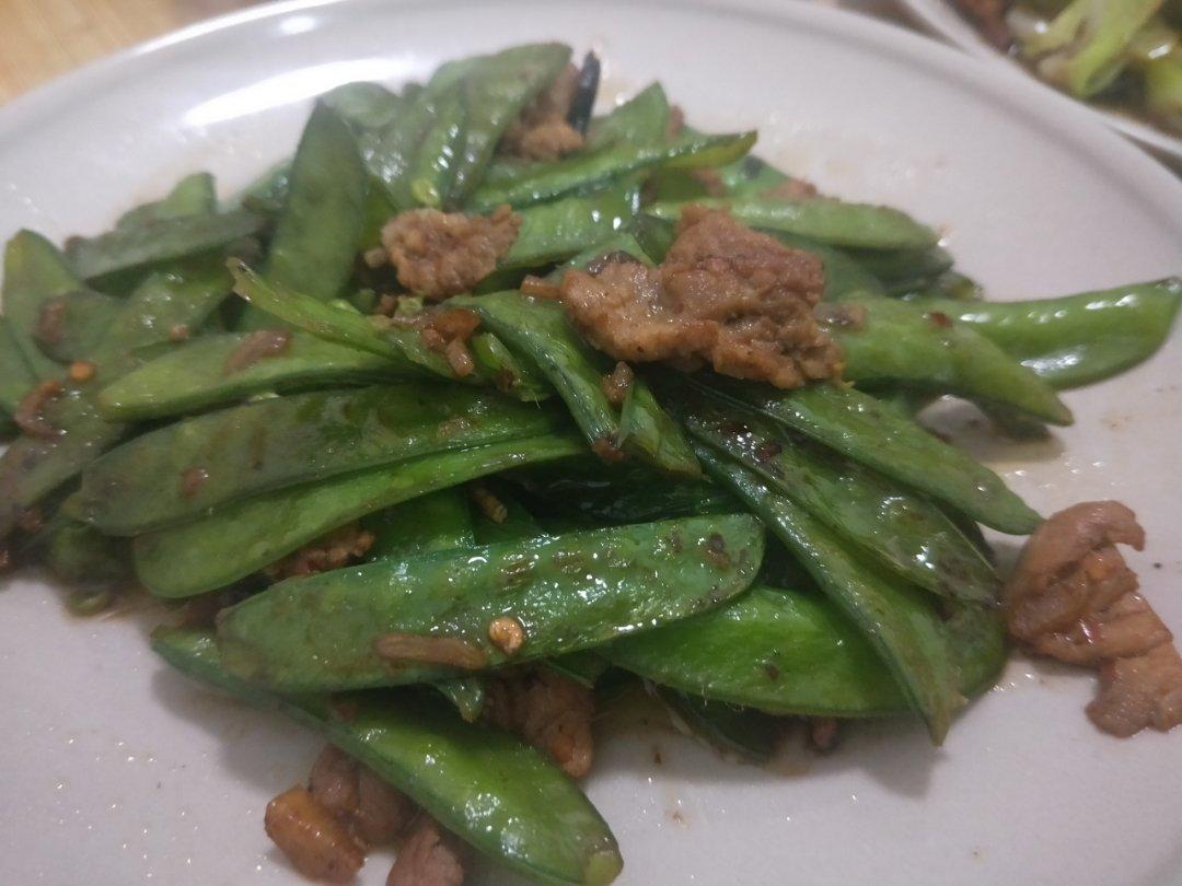 荷兰豆炒肉