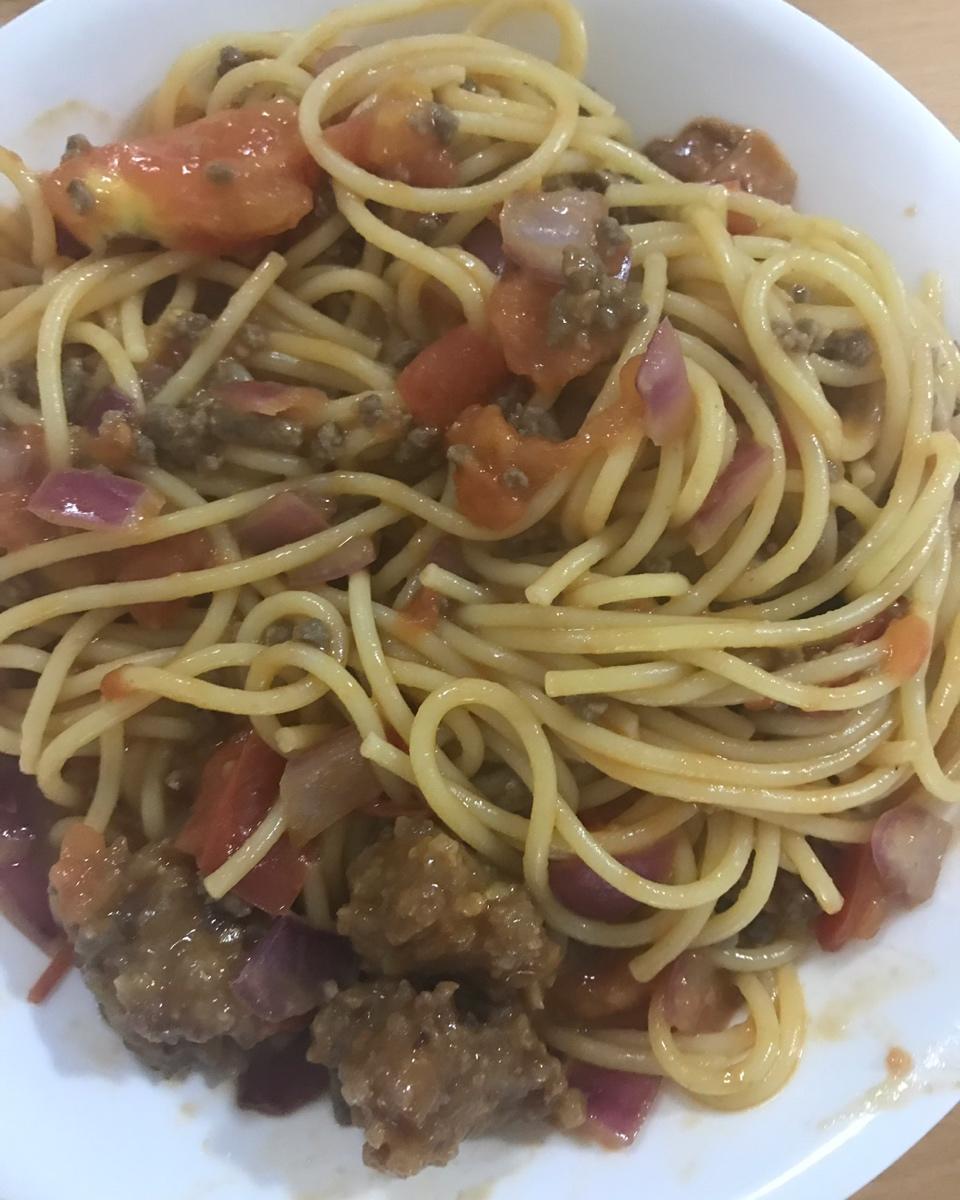 番茄肉酱意大利面