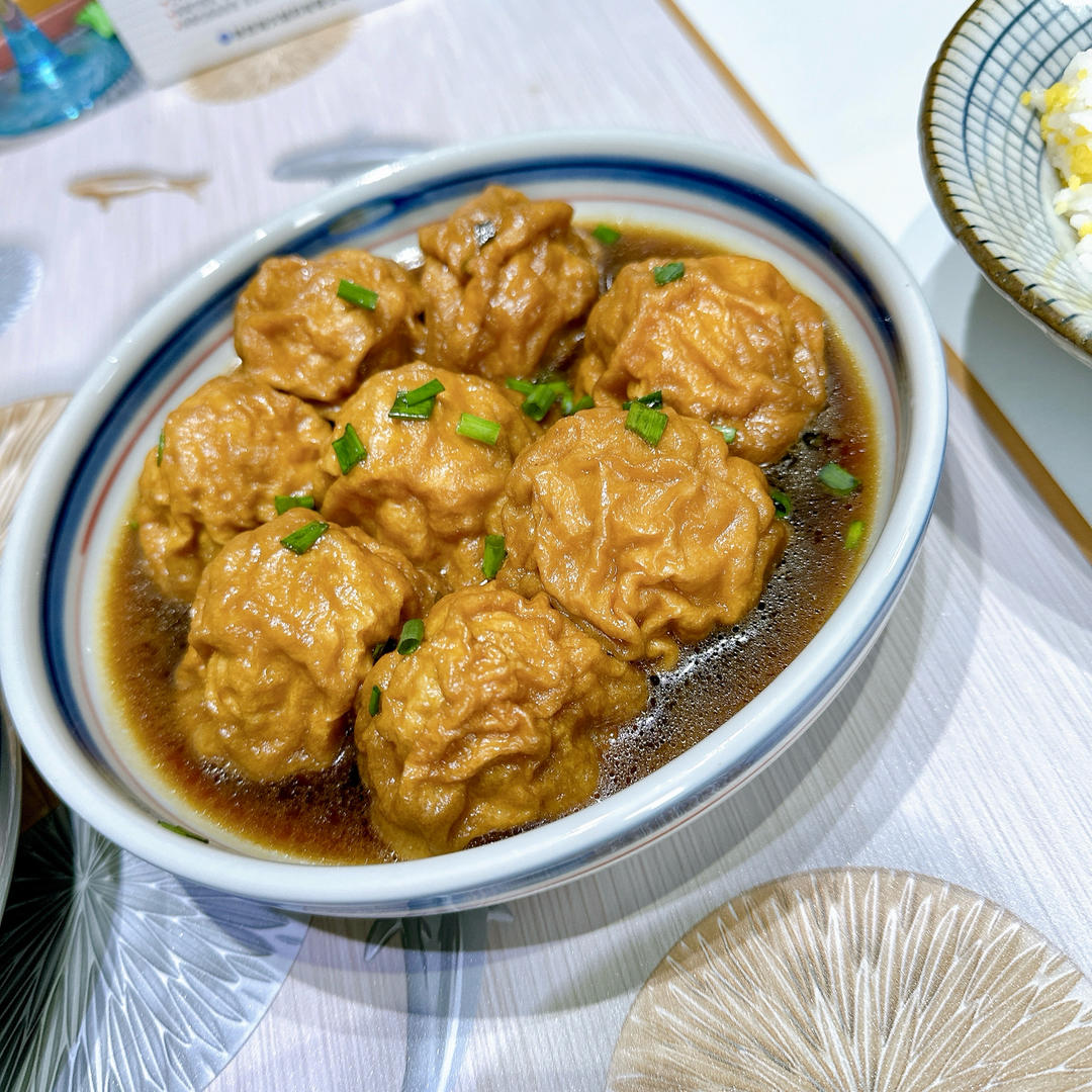 【上海本帮菜】油面筋塞肉（汤汁超下饭）