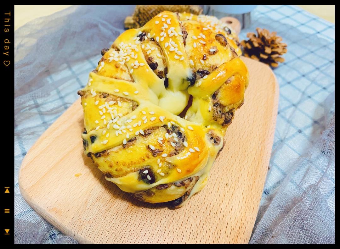 红豆沙面包