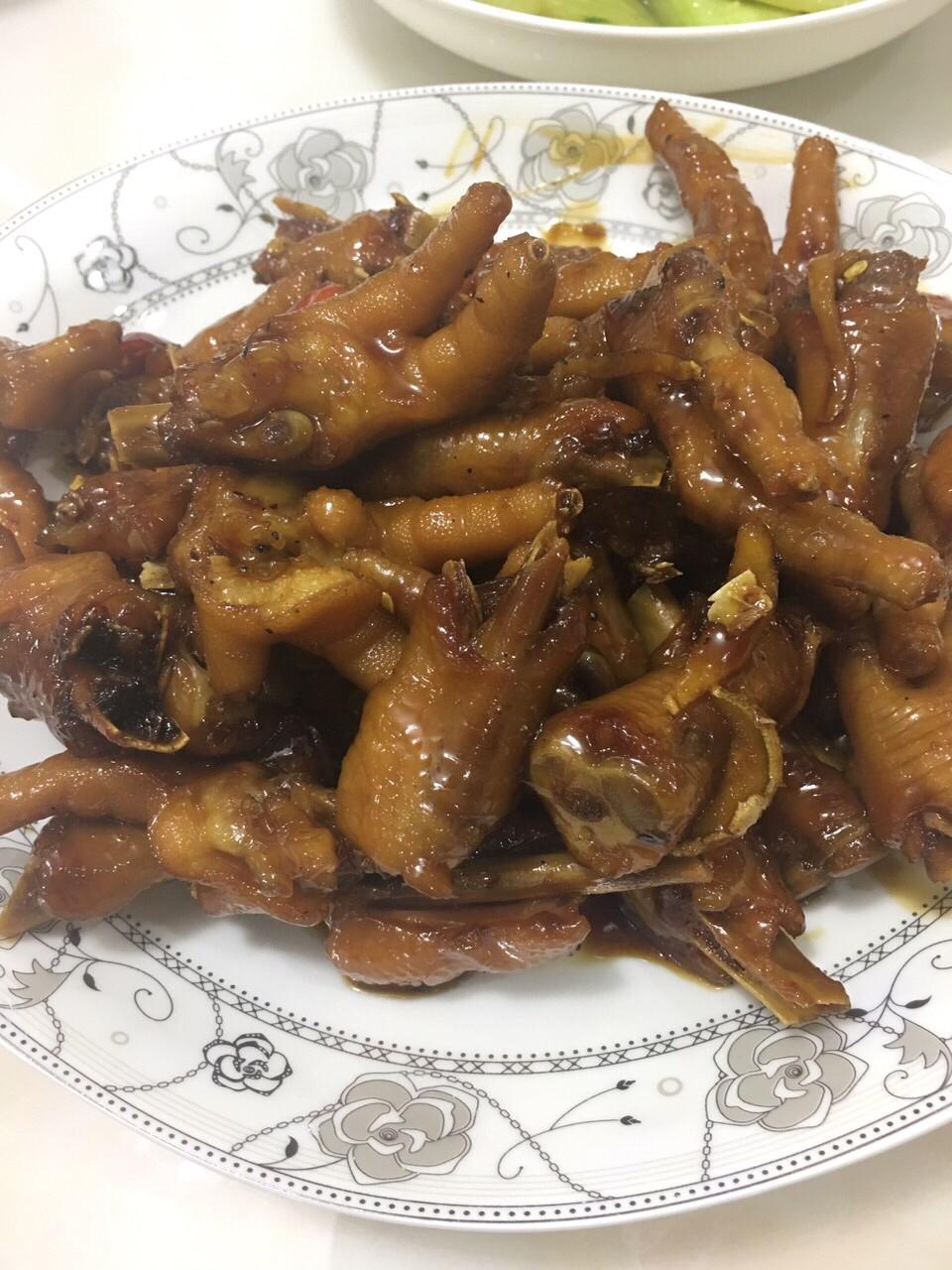 香辣烧鸡爪