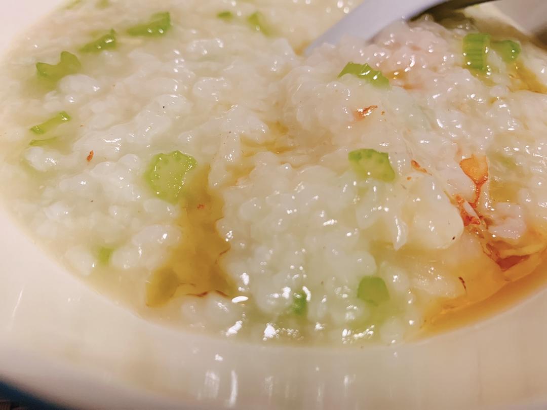 鲜虾香芹粥