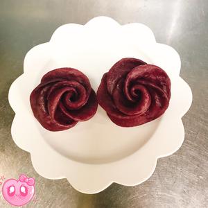 紫薯玫瑰花馒头的做法 步骤14