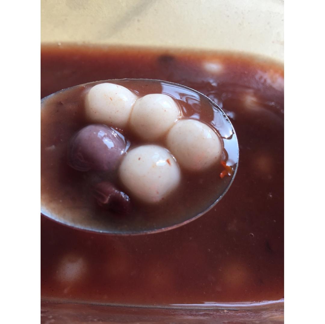 豆沙桂花小圆子