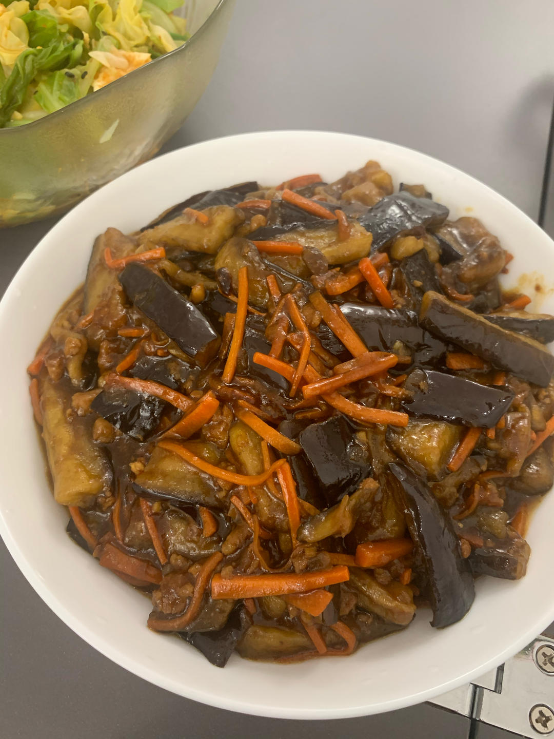 鱼香茄条简易版
