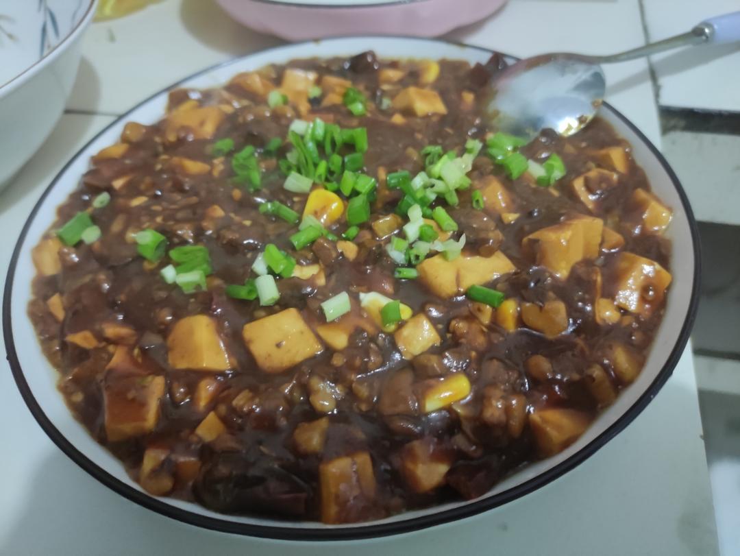 肉末嫩豆腐｜嫩滑口感爽口！这道快手菜超级下饭！！（减脂少油版）