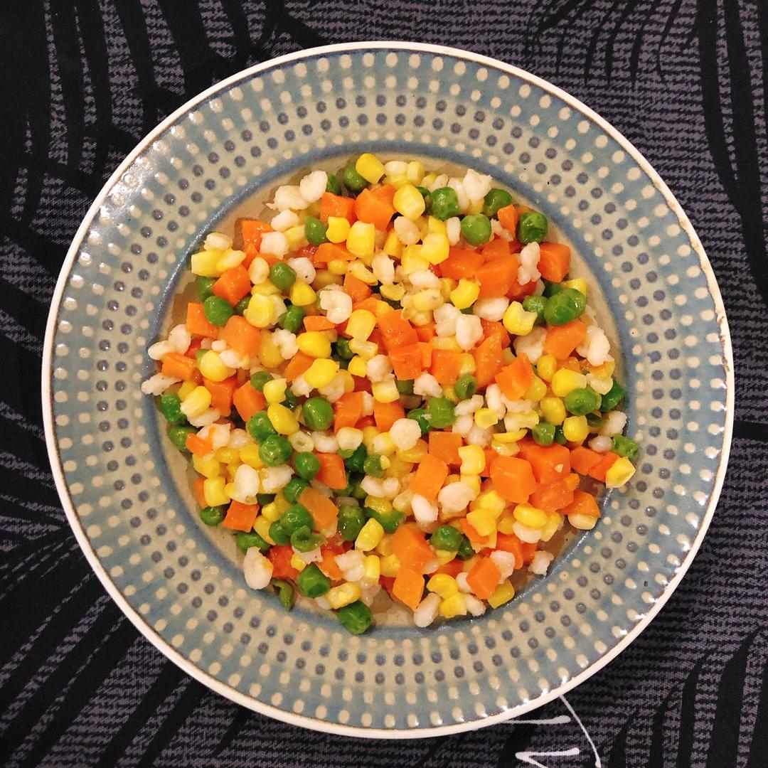 青豆玉米虾仁