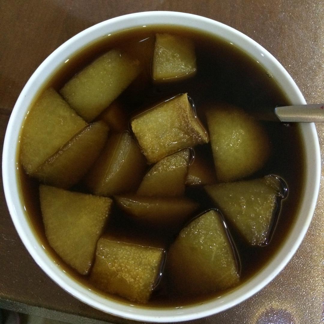 红糖炖梨