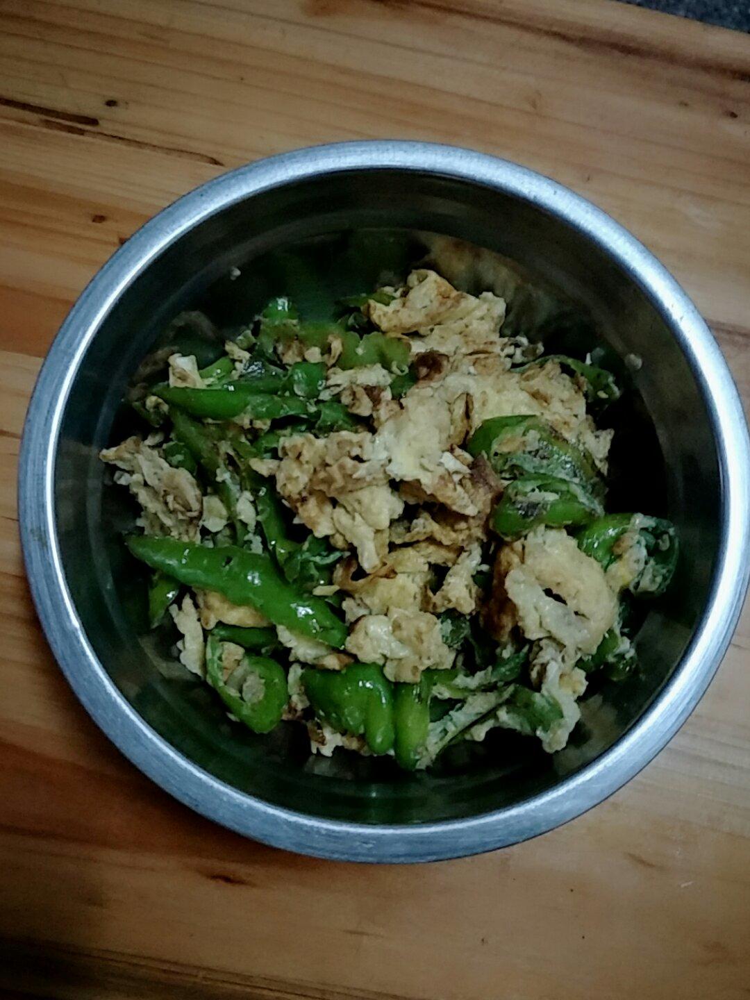 青椒炒蛋