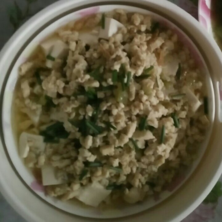 肉末蒸豆腐