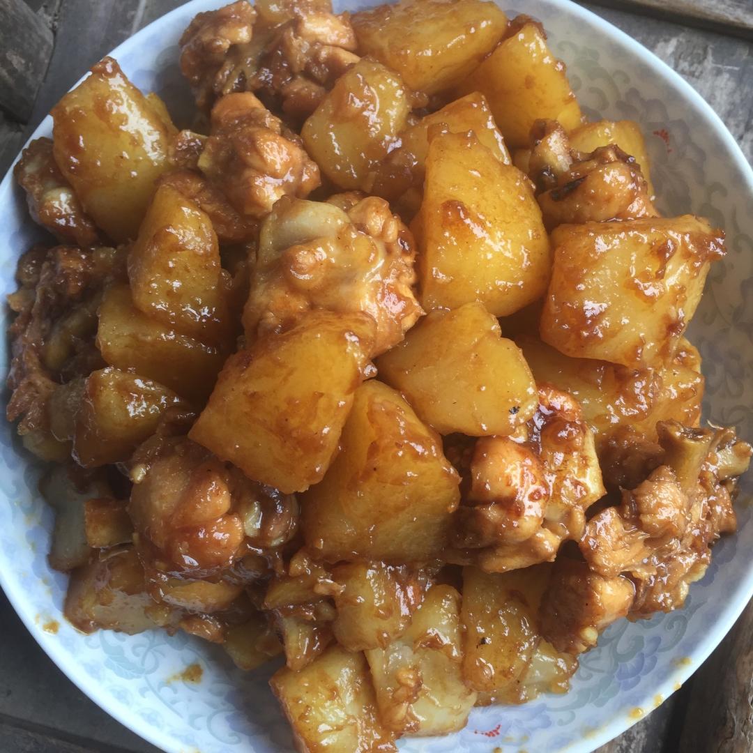 冰-214-2做的土豆焖鸡腿