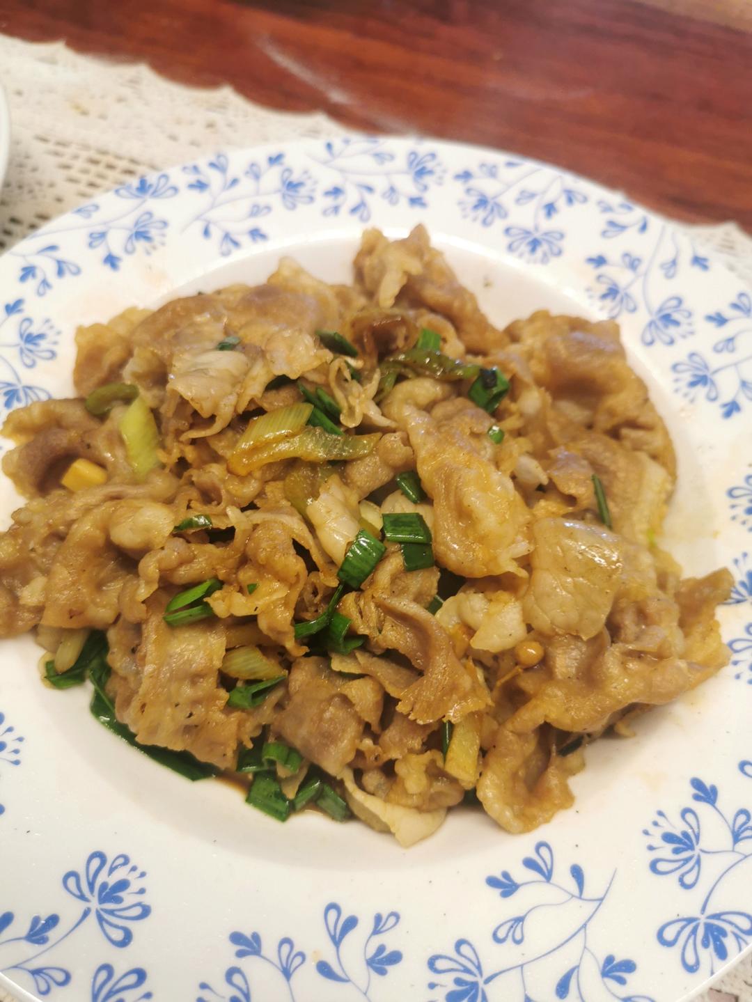 葱爆羊肉卷