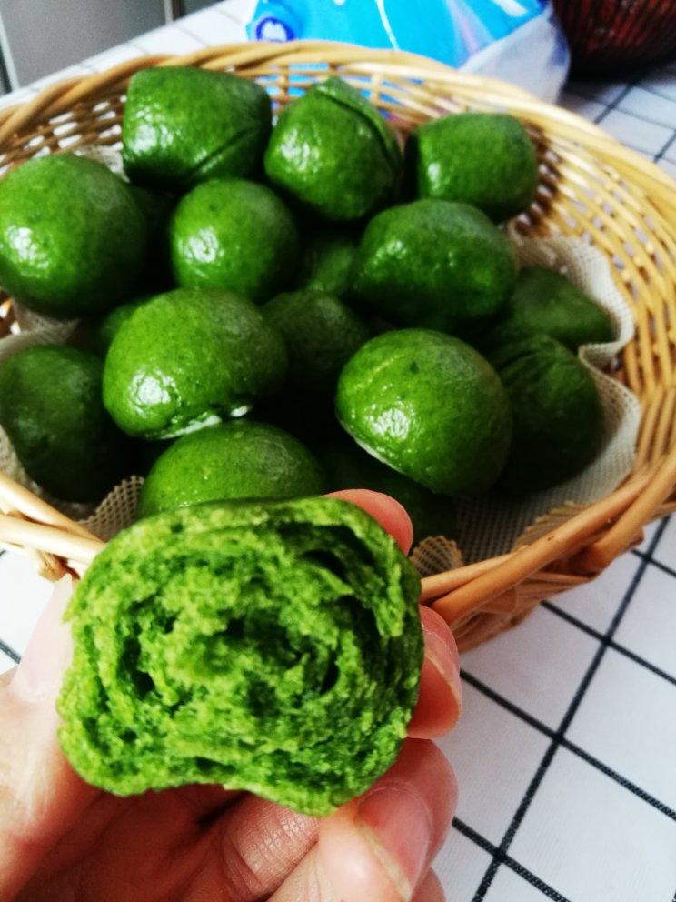 菠菜刀切馒头
